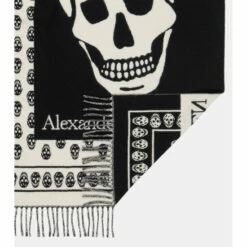 Alexander McQueen Wool Skull Scarf 7 Alexander McQueen Wool Skull Scarf -Alexander McQueen Sales Store unnamed file 530