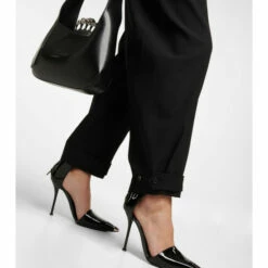 Alexander McQueen High-rise Tapered Wool-blend Pants -Alexander McQueen Sales Store unnamed file 55