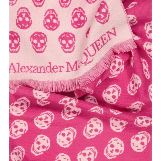 Alexander McQueen Skull Wool Scarf 3 Alexander McQueen Skull Wool Scarf - Image 3