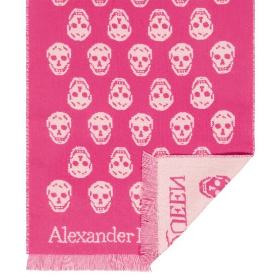Alexander McQueen Skull Wool Scarf 4 Alexander McQueen Skull Wool Scarf - Image 4