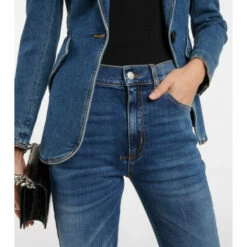 Alexander McQueen High-rise Flared Jeans -Alexander McQueen Sales Store unnamed file 589