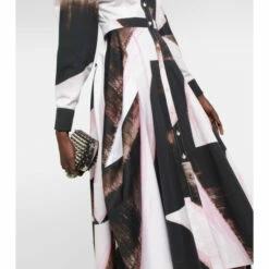 Alexander McQueen Printed Cotton Shirt Dress 7 Alexander McQueen Printed Cotton Shirt Dress -Alexander McQueen Sales Store unnamed file 59