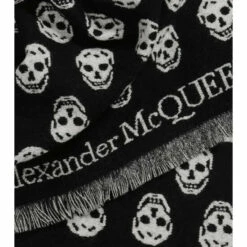 Alexander McQueen Skull Wool Scarf -Alexander McQueen Sales Store unnamed file 601