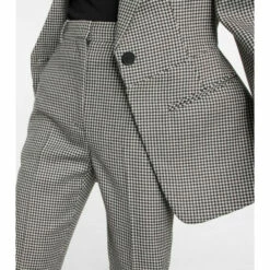 Alexander McQueen Houndstooth Wool Slim-fit Pants 5 Alexander McQueen Houndstooth Wool Slim-fit Pants -Alexander McQueen Sales Store unnamed file 613