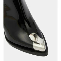 Alexander McQueen Punk Patent Leather Ankle Boots 9 Alexander McQueen Punk Patent Leather Ankle Boots -Alexander McQueen Sales Store unnamed file 618