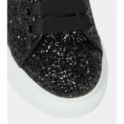Alexander McQueen Leather-trimmed Glitter Sneakers -Alexander McQueen Sales Store unnamed file 635