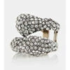 Alexander McQueen Crystal-embellished Ring