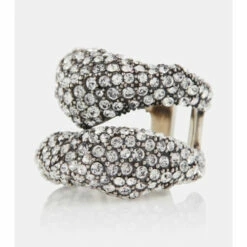 Alexander McQueen Crystal-embellished Ring