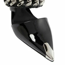 Alexander McQueen Punk Chain-detail Patent Leather Mules 9 Alexander McQueen Punk Chain-detail Patent Leather Mules -Alexander McQueen Sales Store unnamed file 671