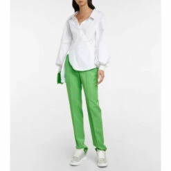 Alexander McQueen Embellished Leather Sneakers