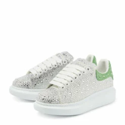 Alexander McQueen Embellished Leather Sneakers -Alexander McQueen Sales Store unnamed file 690
