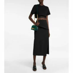 Alexander McQueen Lace Corset Cotton T-shirt