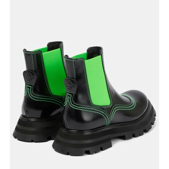 Alexander McQueen Wander Leather Chelsea Boots 2 Alexander McQueen Wander Leather Chelsea Boots - Image 2
