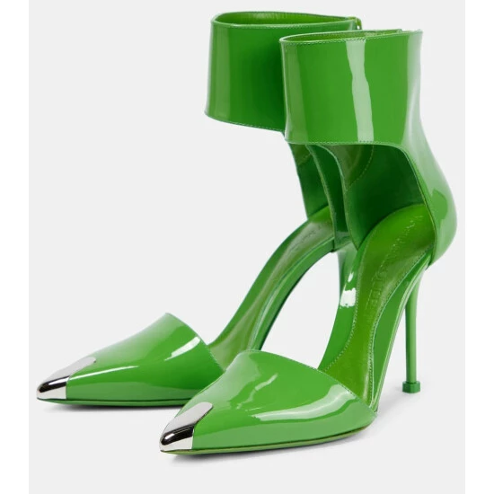 Alexander McQueen Harness Punk Patent Leather Pumps 4 Alexander McQueen Harness Punk Patent Leather Pumps - Image 4