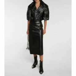 Alexander McQueen Leather Ankle Boots