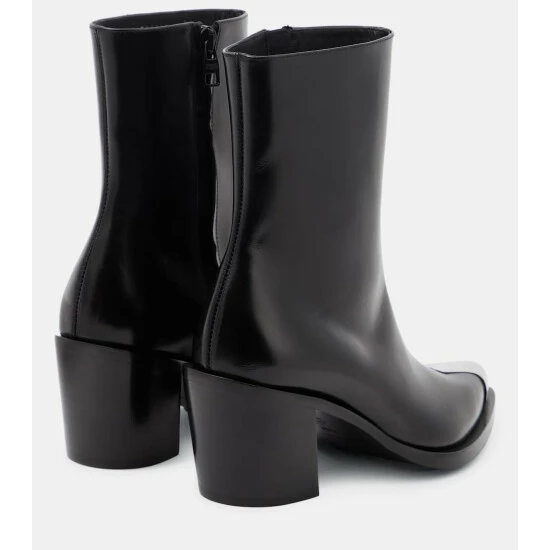 Alexander McQueen Leather Ankle Boots 2 Alexander McQueen Leather Ankle Boots - Image 2