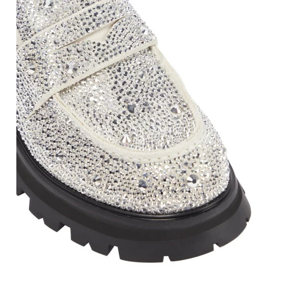 Alexander McQueen Wander Crystal-embellished Loafers 5 Alexander McQueen Wander Crystal-embellished Loafers - Image 5