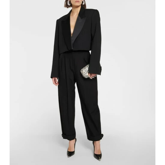 Alexander McQueen Four Ring Embellished Leather Clutch 4 Alexander McQueen Four Ring Embellished Leather Clutch - Image 4