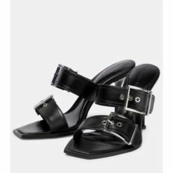Alexander McQueen Buckled Leather Sandals -Alexander McQueen Sales Store unnamed file 826