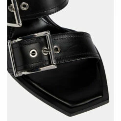 Alexander McQueen Buckled Leather Sandals -Alexander McQueen Sales Store unnamed file 827