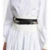 Alexander McQueen Embellished Leather Belt