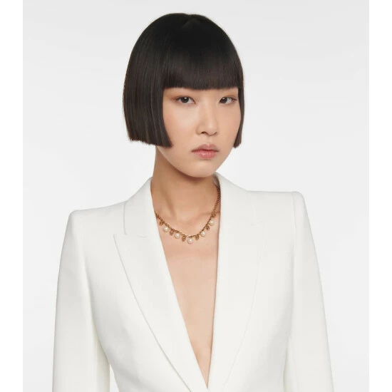 Alexander McQueen Embellished Chain Necklace 2 Alexander McQueen Embellished Chain Necklace - Image 2