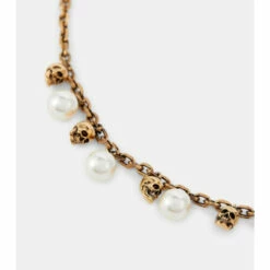 Alexander McQueen Embellished Chain Necklace 5 Alexander McQueen Embellished Chain Necklace -Alexander McQueen Sales Store unnamed file 864