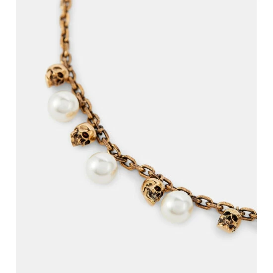 Alexander McQueen Embellished Chain Necklace 3 Alexander McQueen Embellished Chain Necklace - Image 3