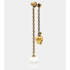 Alexander McQueen Faux Pearl And Skull Earrings 7 Alexander McQueen Faux Pearl And Skull Earrings -Alexander McQueen Sales Store unnamed file 868