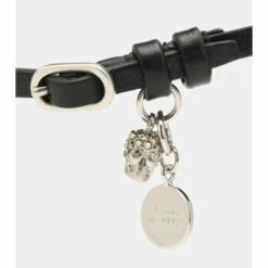 Alexander McQueen Embellished Leather Bracelet -Alexander McQueen Sales Store unnamed file 898