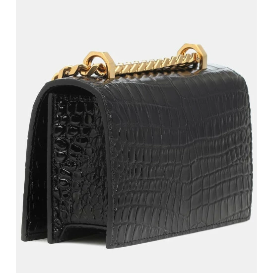 Alexander McQueen Jewelled Satchel Mini Croc-effect Crossbody Bag 3 Alexander McQueen Jewelled Satchel Mini Croc-effect Crossbody Bag - Image 3