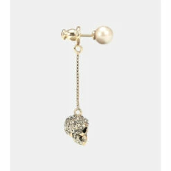 Alexander McQueen Skull Crystal-embellished Earrings
