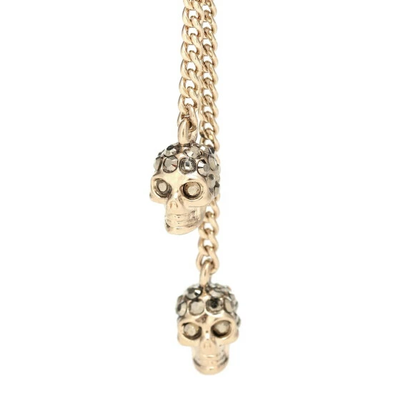 Alexander McQueen Skull Embellished Earrings 3 Alexander McQueen Skull Embellished Earrings - Image 3