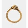 Alexander McQueen Embellished Brass Ring
