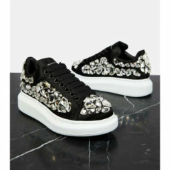 Alexander McQueen Oversized Crystal-embellished Sneakers 9 Alexander McQueen Oversized Crystal-embellished Sneakers -Alexander McQueen Sales Store unnamed file 95