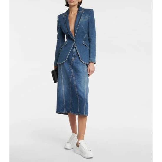 Alexander McQueen Leather Sneakers 1 Alexander McQueen Leather Sneakers