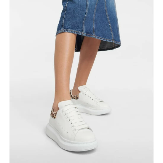 Alexander McQueen Leather Sneakers 3 Alexander McQueen Leather Sneakers - Image 3