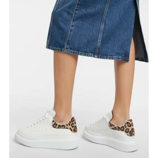 Alexander McQueen Leather Sneakers 6 Alexander McQueen Leather Sneakers - Image 6