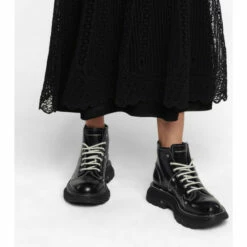 Alexander McQueen Tread Patent Leather Ankle Boots 7 Alexander McQueen Tread Patent Leather Ankle Boots -Alexander McQueen Sales Store unnamed file 965