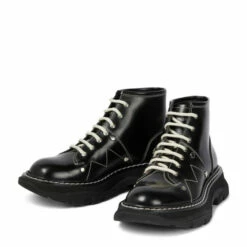 Alexander McQueen Tread Patent Leather Ankle Boots 8 Alexander McQueen Tread Patent Leather Ankle Boots -Alexander McQueen Sales Store unnamed file 966