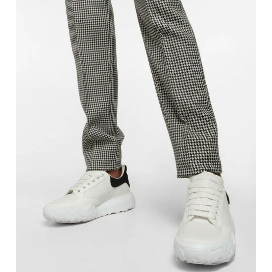 Alexander McQueen Court Leather Sneakers 3 Alexander McQueen Court Leather Sneakers - Image 3