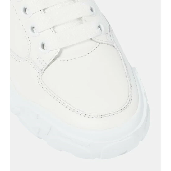 Alexander McQueen Court Leather Sneakers 5 Alexander McQueen Court Leather Sneakers - Image 5