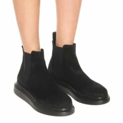 Alexander McQueen Suede Ankle Boots -Alexander McQueen Sales Store unnamed file 985